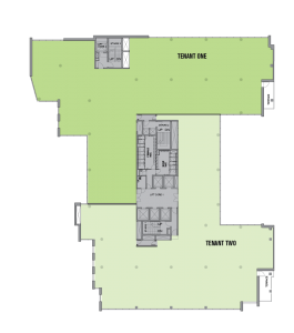Two Tenants per Floor Option 1